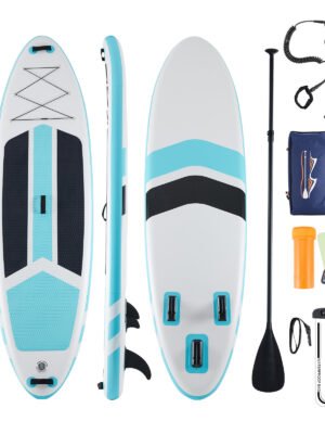 Inflatable Stand Up Paddle Boards 10 Ft 5 In With Premium SUP Paddle Board Accessories, Wide Stable Design, Non-Slip Comfort Deck For Youth & Adults