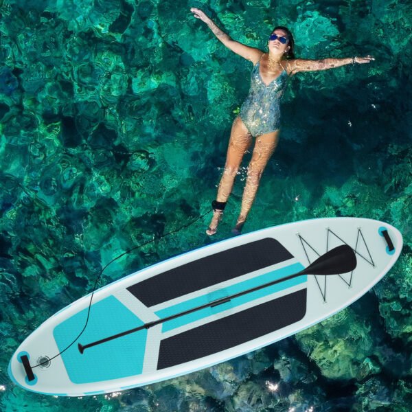 Inflatable Stand Up Paddle Boards 10 Ft 5 In With Premium SUP Paddle Board Accessories, Wide Stable Design, Non-Slip Comfort Deck For Youth & Adults - Image 9
