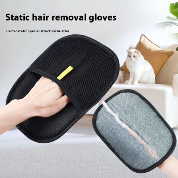 Pet Hair Remover Mitt Pet Hair Remover Gloves Deshedding Brush - Image 10