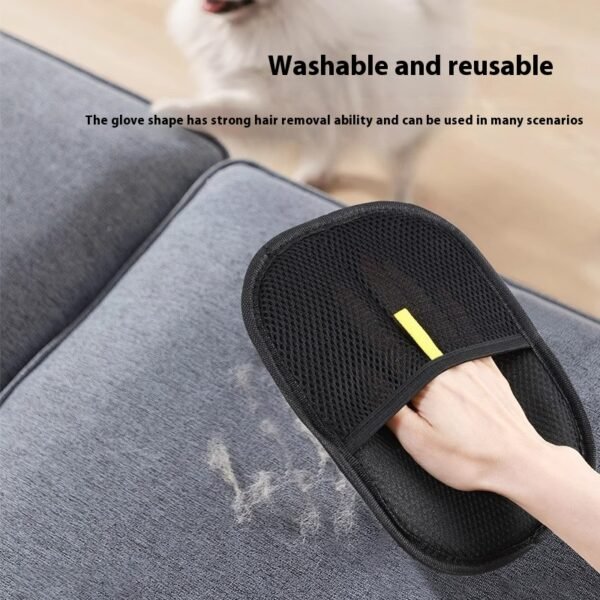 Pet Hair Remover Mitt Pet Hair Remover Gloves Deshedding Brush - Image 5
