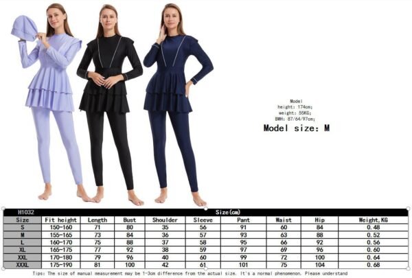 Middle East Southeast Asia Swimsuit Conservative Swimsuit - Image 2