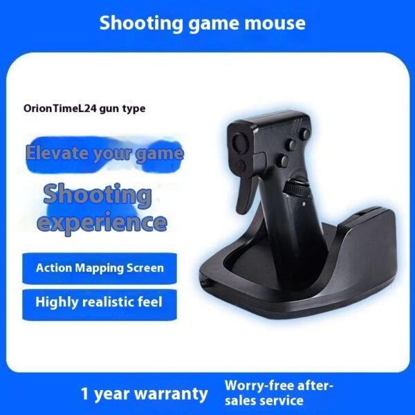 Shooting Game Mouse Gun Type Vertical Handle Grip Trigger Characteristic Pistol Vertical Wired Peripheral Others - Image 6