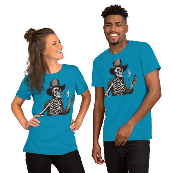Smoke and Screens: The Digital Phantom Unisex t-shirt - Image 5