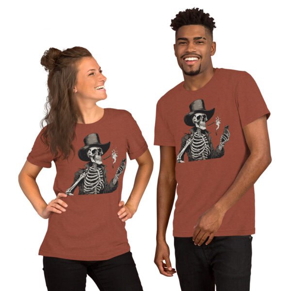 Smoke and Screens: The Digital Phantom Unisex t-shirt - Image 2