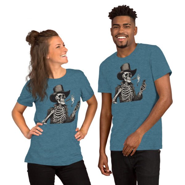 Smoke and Screens: The Digital Phantom Unisex t-shirt - Image 4