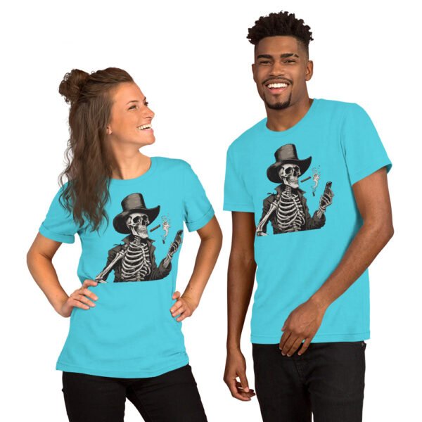 Smoke and Screens: The Digital Phantom Unisex t-shirt - Image 6