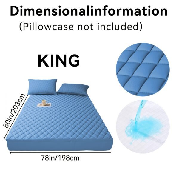 1pc Cooling Waterproof Mattress Protector - Image 28