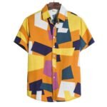 Men s Geometric Print Shirt - Image 3