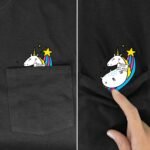 Men's T Shirt Fashion Brand Summer Pocket Despise Cat - Image 6