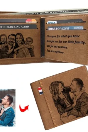 Picture Engraving Wallet