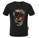 Top Rhinestones Tee Men's Fashion Round Neck - Image 6