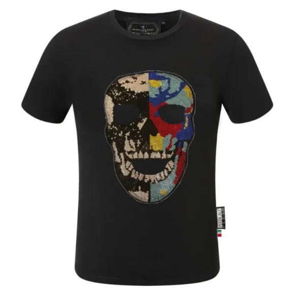 Top Rhinestones Tee Men's Fashion Round Neck - Image 6