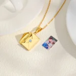 Envelope Photo Custom Necklace - Image 6