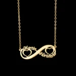 Custom Names Infinity Style Necklace - Image 4