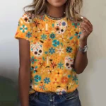 Funny Sugar Skull Mexican T-shirt - Image 4