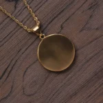 Gold Color Muslim Allah Quran Pendant Necklace Men Women - Image 3