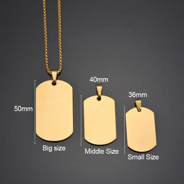 Custom Colorful Photo Necklace Stainless Steel Personalized Picture Text Date Necklace for Women Men Keepsake Gifts - Image 5