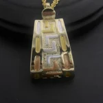 Italian Brazilian 24K Gold Plated Copper Jewelry Set - Image 4
