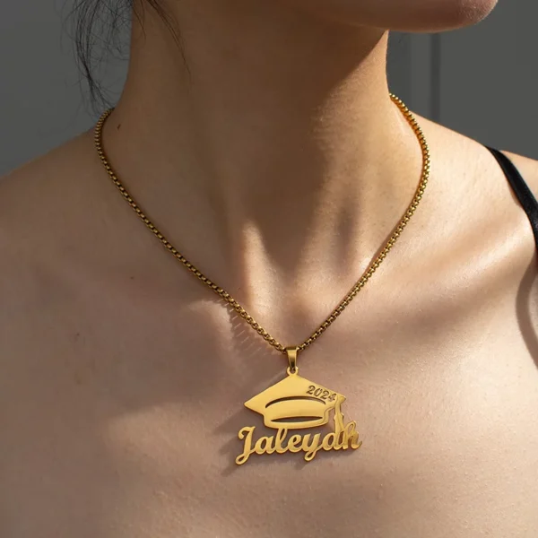 Customized Graduation and Welcome Necklace Bracelet - Image 3