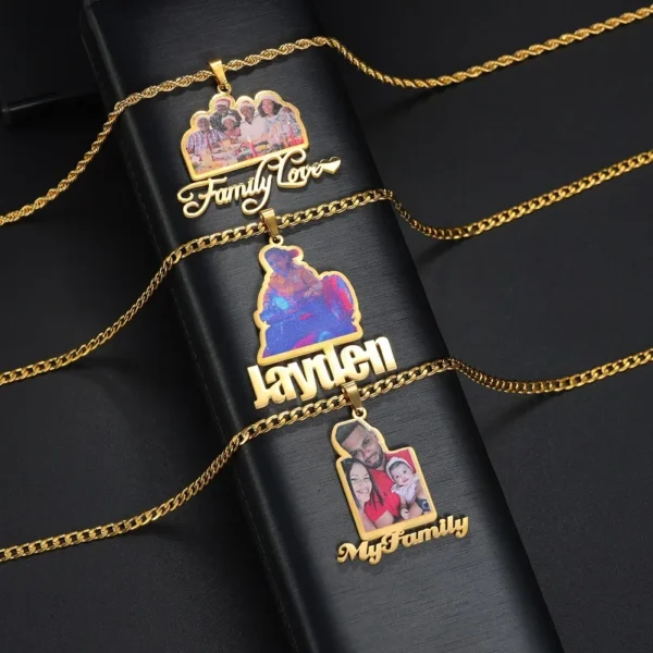 New Arrival Custom Name Colorful Character Necklaces - Image 4