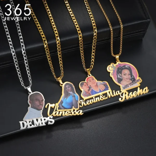 New Arrival Custom Name Colorful Character Necklaces - Image 3