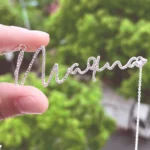 Zirconia Initial Letters Necklaces - Image 4