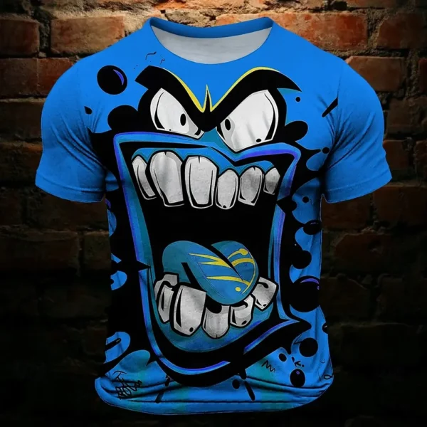 Men's T shirt Tee Funny Grimace 3D Print - Image 2