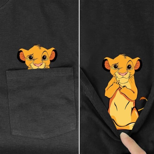 Men's T Shirt Fashion Brand Summer Pocket Despise Cat - Image 9