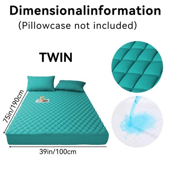 1pc Cooling Waterproof Mattress Protector - Image 21