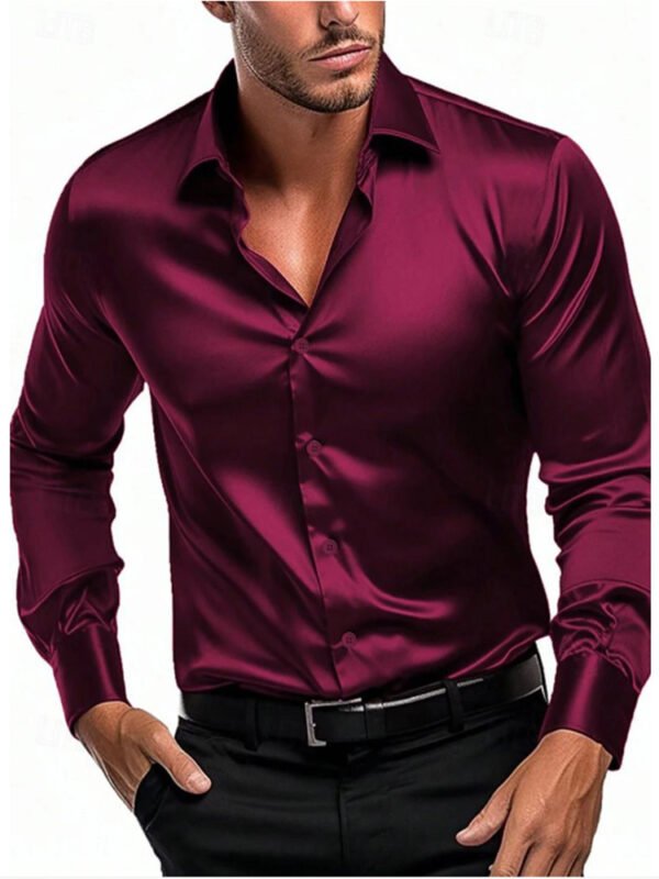 Men's British Style Shirt Long Sleeve - Image 8