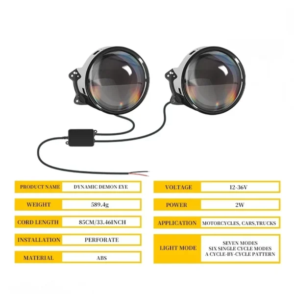 2PCS LED Eye For Car - Image 6