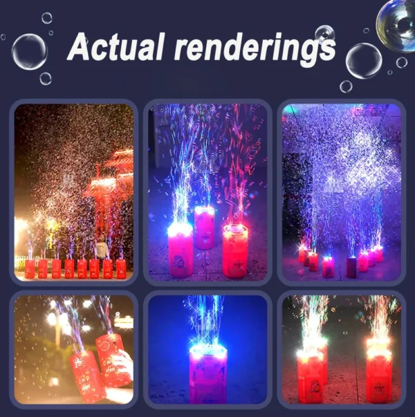 20 Holes Fireworks Automatic Bubble Machine Upgrade - Image 6