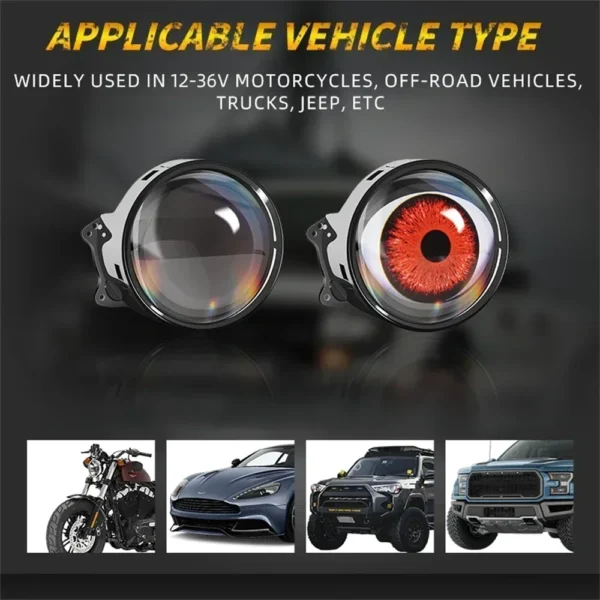 2PCS LED Eye For Car - Image 4