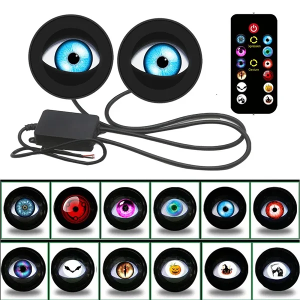 Cool Decoration Dynamic LED Car Lens Headlights - Image 5