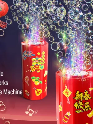 20 Holes Fireworks Automatic Bubble Machine Upgrade