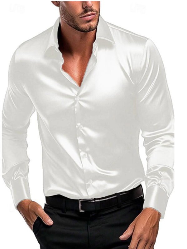 Men's British Style Shirt Long Sleeve - Image 2