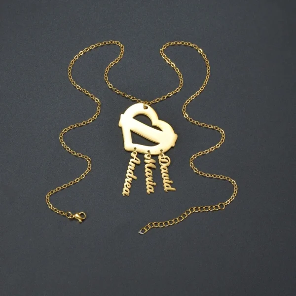 Custom Family Name Necklace - Image 5
