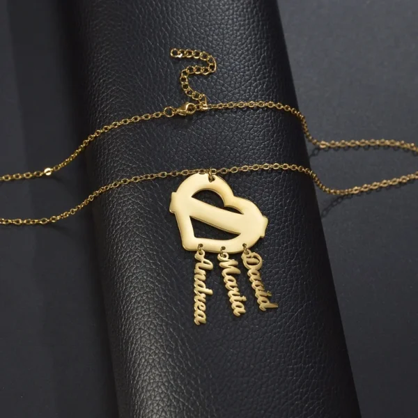 Custom Family Name Necklace - Image 3