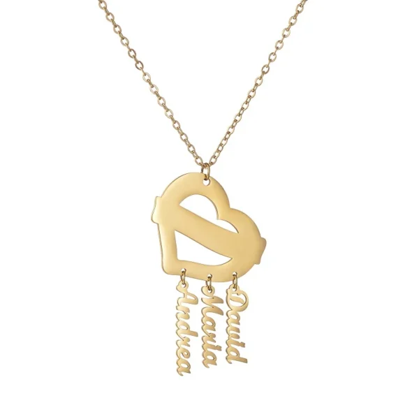 Custom Family Name Necklace - Image 6