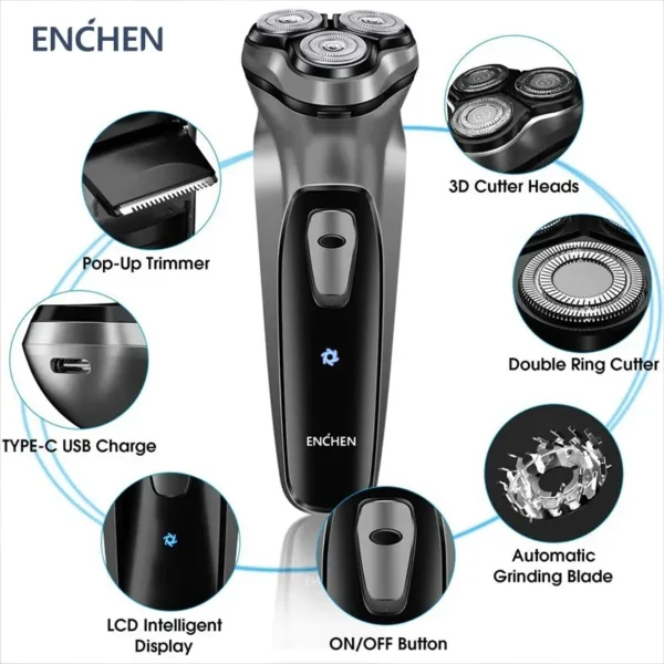Electrical Rotary Shaver for Men - Image 2