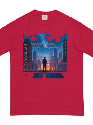 Unisex garment-dyed heavyweight t-shirt