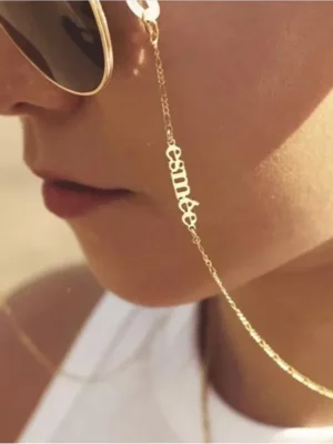 Sunglasses Masking Chains Stainless Steel Personalized