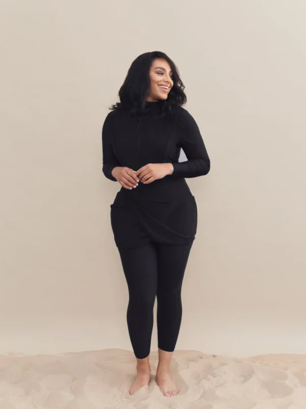 3PCS/Set Plus Big Size Burkinis Muslim Swimming Suit - Image 2