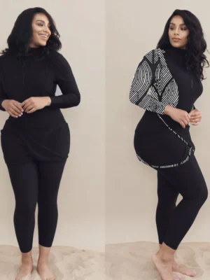 3PCS/Set Plus Big Size Burkinis Muslim Swimming Suit