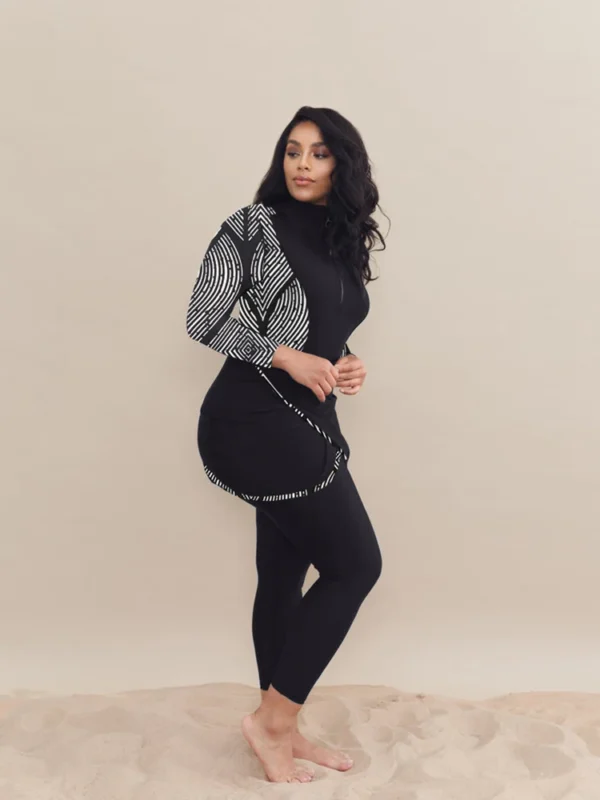 3PCS/Set Plus Big Size Burkinis Muslim Swimming Suit - Image 3