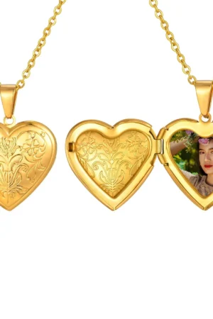 Custom Photo Locket Necklace for Women