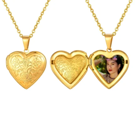 Custom Photo Locket Necklace for Women