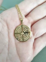Ayatul Kursi Four Qul Necklace Unique - Image 4