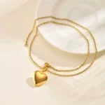 Personalized Heart Photo Pendant Necklace - Image 4