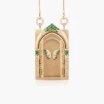 Gold Plated Tarot Pendant Necklace - Image 5